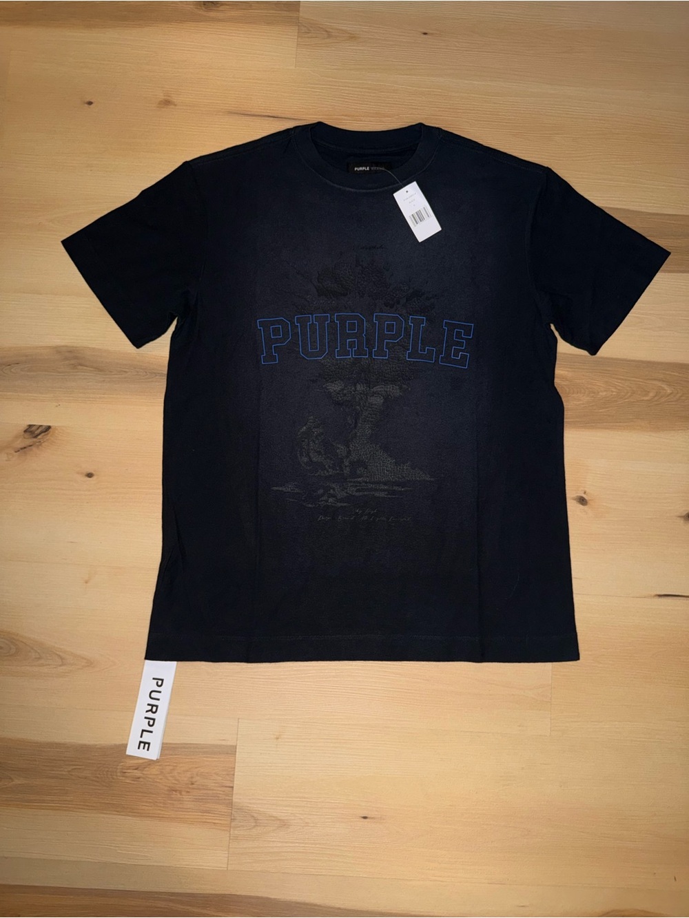 Purple Brand Black Sky High Tee